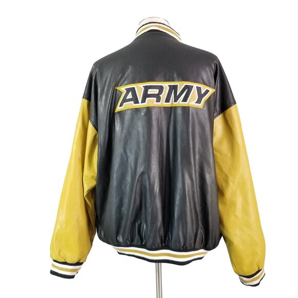Steve & Barry's Army Black Knights varsity jacket men's 3XL XXXL black flawed - Picture 11 of 15